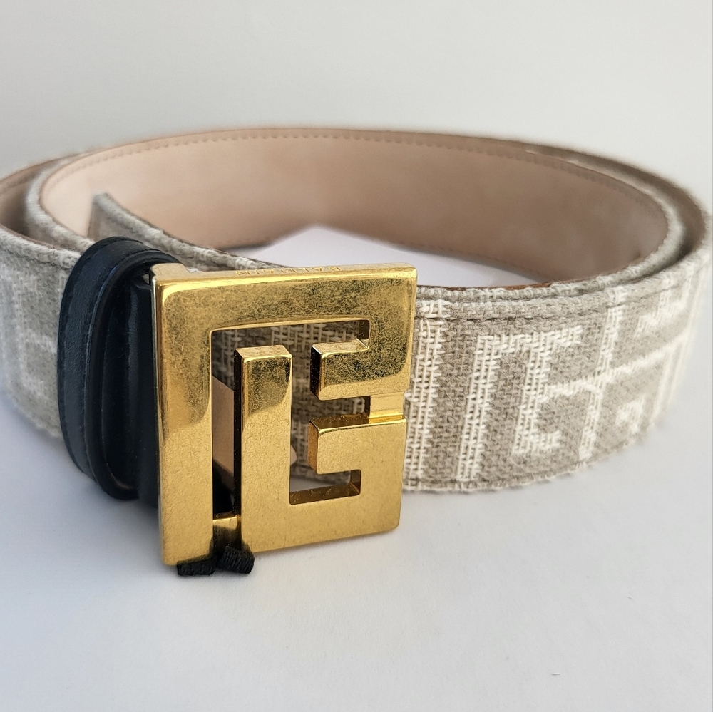 BalmainBalmain Logo Plaque Buckle Belt - Picture 3 of 4